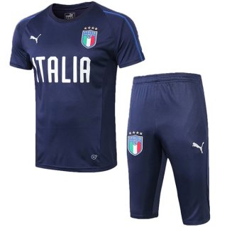 Maglia di Formazione Italia Set Completo 2019 Blu