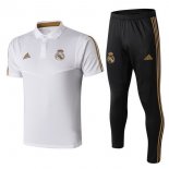 Polo Real Madrid Set Completo 2019 2020 Nero Bianco Polo Real Madrid Set Completo 2019 2020 Nero Bianco