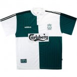 Thailandia Maglia Liverpool Away Retro 1995 1996 Verde Thailandia Maglia Liverpool Away Retro 1995 1996 Verde