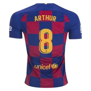 Maglia Barcellona NO.8 Arthur Away 2019 2020 Giallo