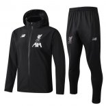 Giacca a vento Liverpool Set Completo 2019 2020 Nero Giacca a vento Liverpool Set Completo 2019 2020 Nero