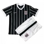 Maglia Corinthians Paulista Away Bambino 2020 2021 Nero