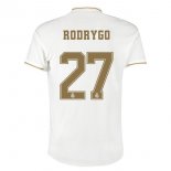Maglia Real Madrid NO.27 Rodrygo Home 2019 2020 Bianco