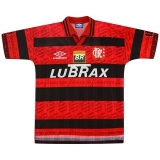 Thailandia Maglia Flamengo Replica Home Retro 1995 1996 Rosso