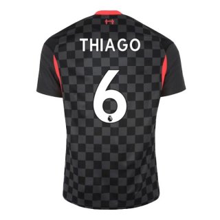 Maglia Liverpool NO.6 Thiago Terza 2020 2021 Nero