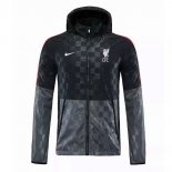 Giacca a vento Liverpool 2021 2022 Nero Grigio