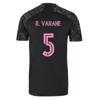 Maglia Real Madrid Terza NO.5 Varane 2020 2021 Nero