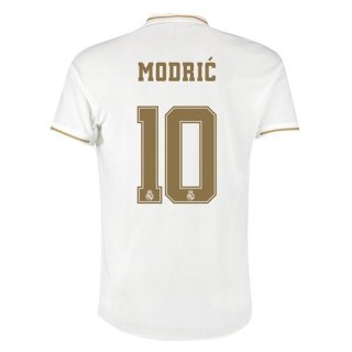 Maglia Real Madrid NO.10 Modric Home 2019 2020 Bianco