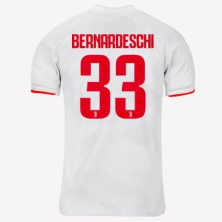 Maglia Juventus NO.33 Bernaroeschi Away 2019 2020 Grigio Bianco