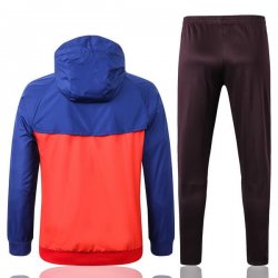 Giacca a vento Barcellona Set Completo 2019 2020 Arancione Blu