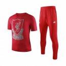 Maglia di Formazione Liverpool Set Completo 2019 2020 Rosso