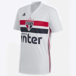 Thailandia Maglia Sao Paulo Home 2019 2020 Bianco