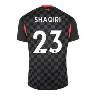 Maglia Liverpool NO.23 Shaqiri Terza 2020 2021 Nero