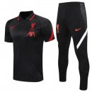 Polo Liverpool Set Completo 2020-2021 Nero Polo Liverpool Set Completo 2020-2021 Nero