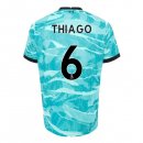 Maglia Liverpool NO.6 Thiago Away 2020 2021 Blu