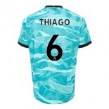 Maglia Liverpool NO.6 Thiago Away 2020 2021 Blu