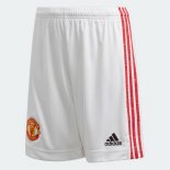 Pantaloni Manchester United Home 2020 2021 Bianco