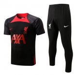 Maglia Liverpool Set Completo 2022 2023 Nero