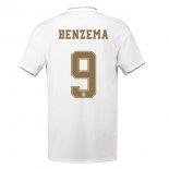 Maglia Real Madrid NO.9 Benzema Home 2019 2020 Bianco