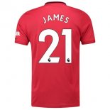Maglia Manchester United NO.21 James Home 2019 2020 Rosso
