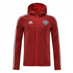Giacca a vento Manchester United 2021 2022 Rosso Bianco Giacca a vento Manchester United 2021 2022 Rosso Bianco