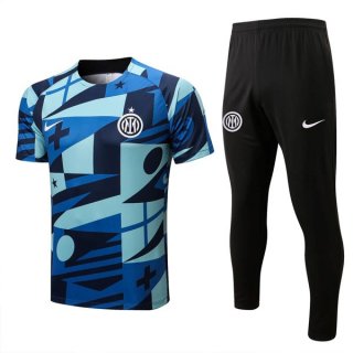 Maglia Inter Milan Set Completo 2022 2023 Blu