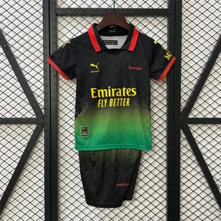 Maglia AC Milan Co-Branded Edition Bambino 2025 2026 Verde