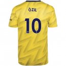 Maglia Arsenal NO.10 Ozil Away 2019 2020 Giallo Maglia Arsenal NO.10 Ozil Away 2019 2020 Giallo
