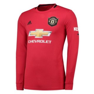 Maglia Manchester United Home ML 2019 2020 Rosso