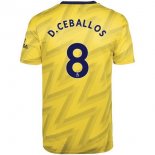 Maglia Arsenal NO.8 D.Ceballos Away 2019 2020 Giallo