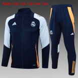 Bambino Giacca Real Madrid 2024 2025 Blu 5