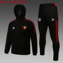 Giacca a vento Manchester United Set Completo 2022 Nero Giacca a vento Manchester United Set Completo 2022 Nero