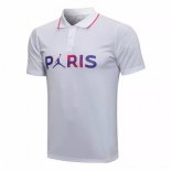 Polo Paris Saint Germain 2021 2022 Bianco Porpora