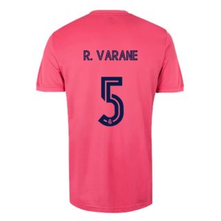 Maglia Real Madrid Away NO.5 Varane 2020 2021 Rosa