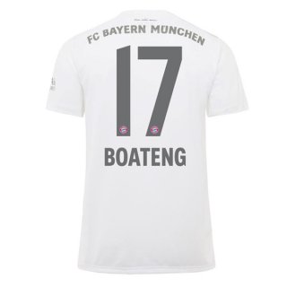 Maglia Bayern Munich NO.17 Boateng Away 2019 2020 Bianco
