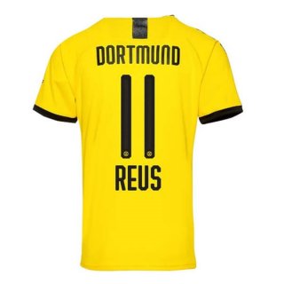 Thailandia Maglia Borussia Dortmund NO.11 Reus Home 2019 2020 Giallo
