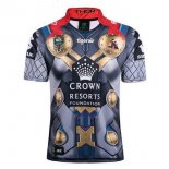 Thailandia Maglia Melbourne Storm Thor 2017 2018 Grigio
