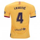 Maglia Barcellona NO.4 I.Rakitic Away 2019 2020 Giallo