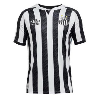 Thailandia Maglia Santos Away 2020 2021 Nero Bianco