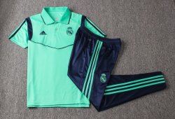 Polo Set Completo Real Madrid 2019 2020 Verde Blu