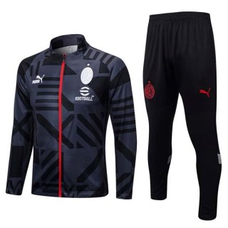 Giacca AC Milan 2023 2024 Grigio Rosso