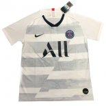 Maglia di Formazione Paris Saint Germain 2019 2020 Bianco Grigio