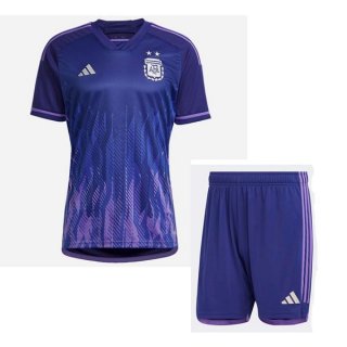 Maglia Argentina Away Bambino 2022 2023