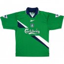Thailandia Maglia Liverpool Away Retro 1999 2000 Verde Thailandia Maglia Liverpool Away Retro 1999 2000 Verde