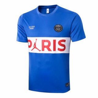 Maglia di Formazione Paris Saint Germain 2020 2021 Blu Bianco