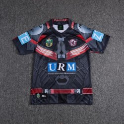 Thailandia Maglia Manly Sea Eagles Falcon 2017 2018 Nero Thailandia Maglia Manly Sea Eagles Falcon 2017 2018 Nero