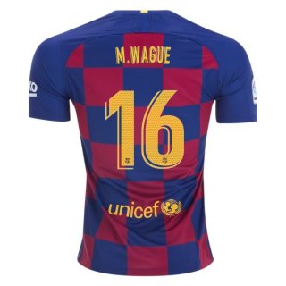 Maglia Barcellona NO.16 Wague Away 2019 2020 Giallo