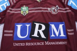 Thailandia Maglia Manly Sea Eagles Home 2017 2018 Rosso