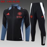 Giacca Manchester United 2024 2025 Nero Grigio 2