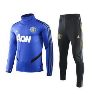 Felpa Manchester United 2019 2020 Blu Nero Giallo